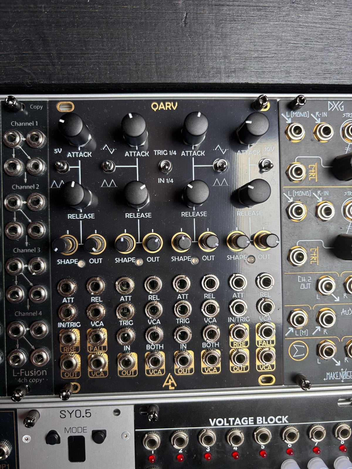 AFTER LATER AUDIO QARV Quad Envelope & VCA Eurorack, Ophalen of Verzenden, Zo goed als nieuw