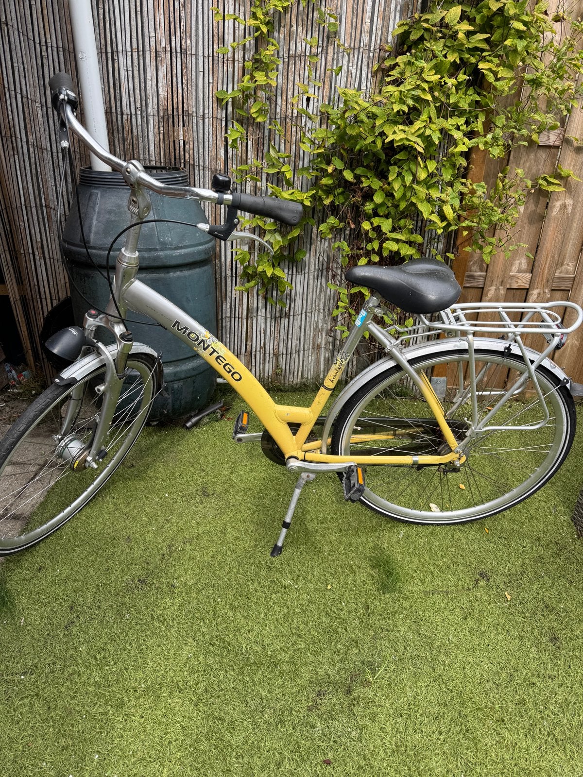 Montego Urban Style Damesfiets - Geel/Zilver, Fietsen en Brommers, Gebruikt, Velgrem, Versnellingen, 50 tot 53 cm