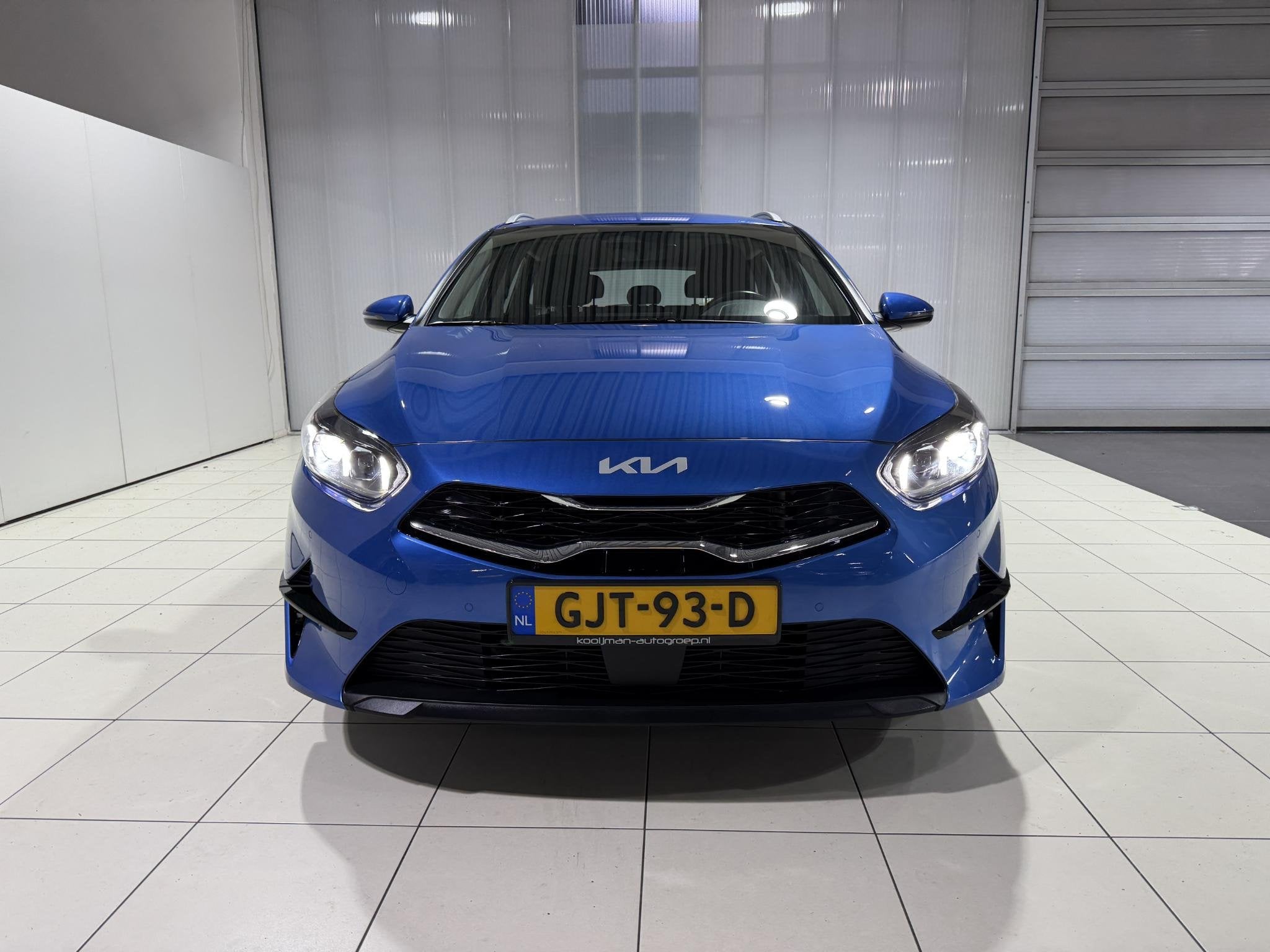 Kia Ceed Sportswagon 1.5 T-GDi DynamicLine Trekhaak, Apple C, Auto's, Voorwielaandrijving, Stof, Gebruikt, Blauw
