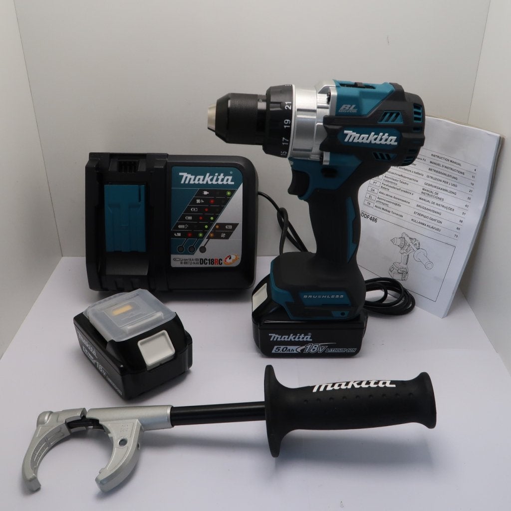 Makita DDF486RTJ 18V Boor-/schroefmachine | Nieuw in Koffer, Makita, Nieuw, Support@makita.com, Makita Corporation, 3-11-8, Sumiyoshi-cho, 
Anjo, Aichi 446-8502
Japan
