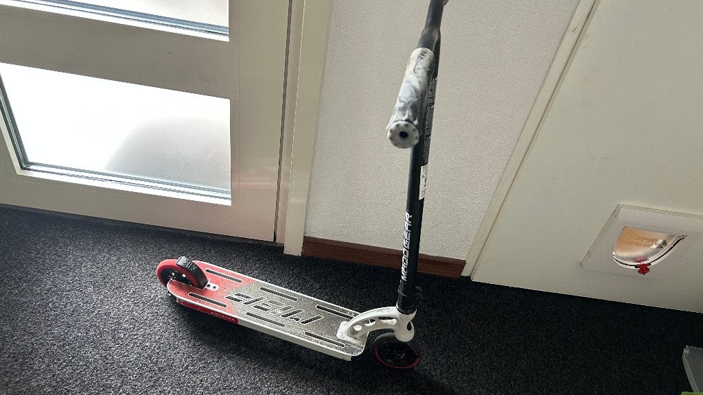 Stuntstep Madd Gear MGP Origin wit/rood, Ophalen, Gebruikt, Gewone step, Madd Gear MGP Pro Origin stunt step