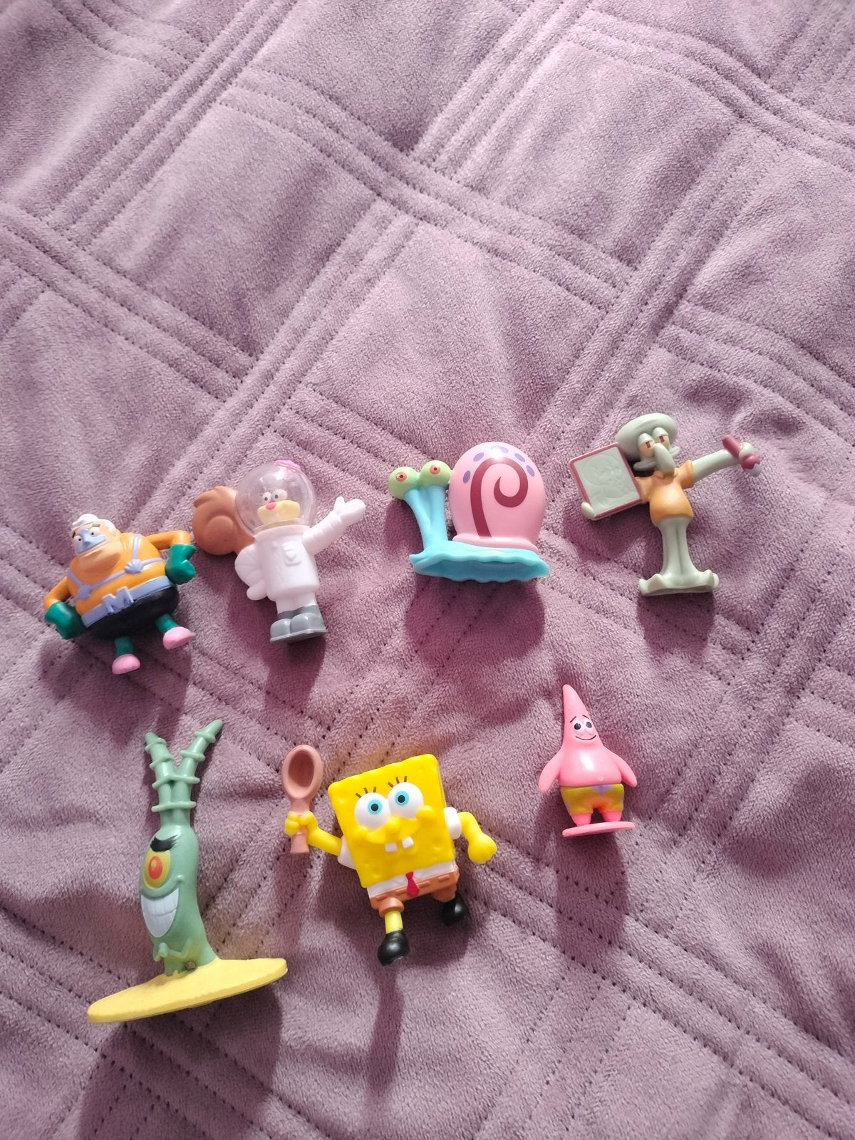 Diverse figuren: Spongebob, superhelden en Marvel, Kinderen en Baby's, Ophalen, Gebruikt