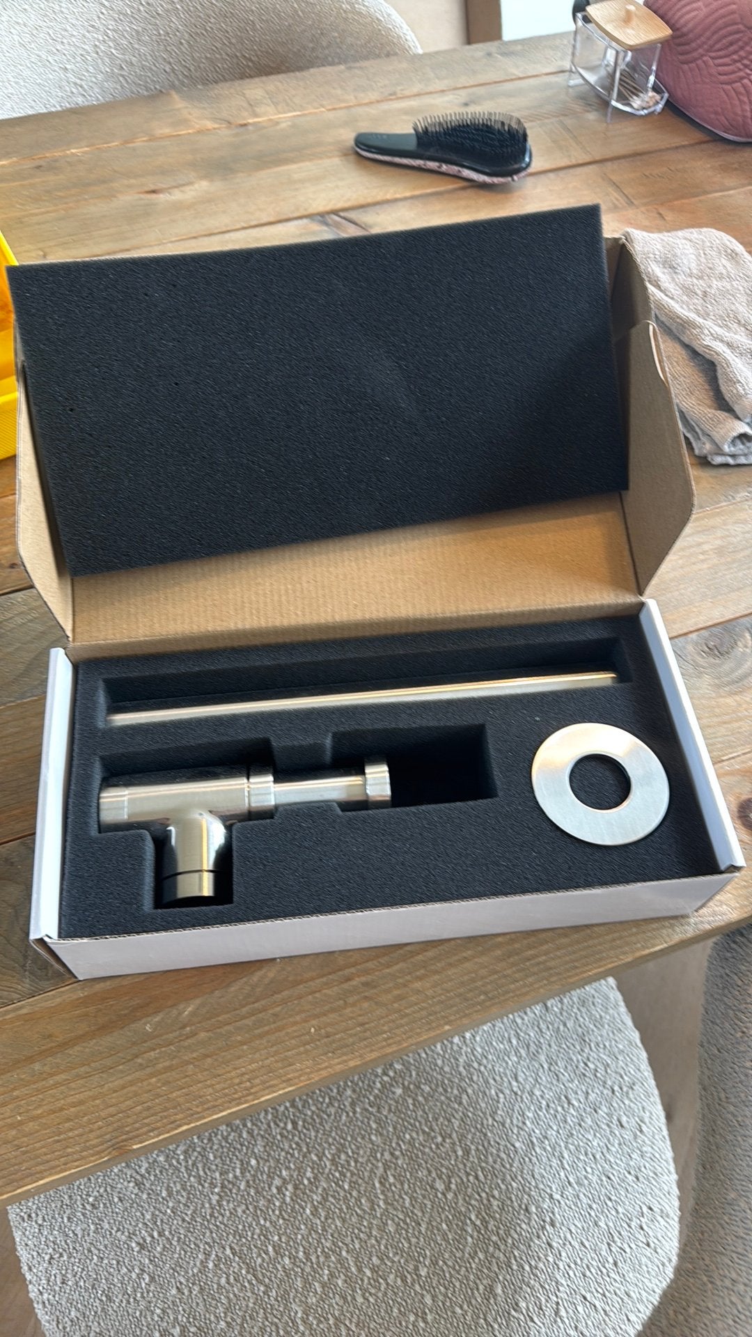 Ben Designsifon 1x1/4 inch geborsteld nikkel, Ophalen, Nieuw, Douche