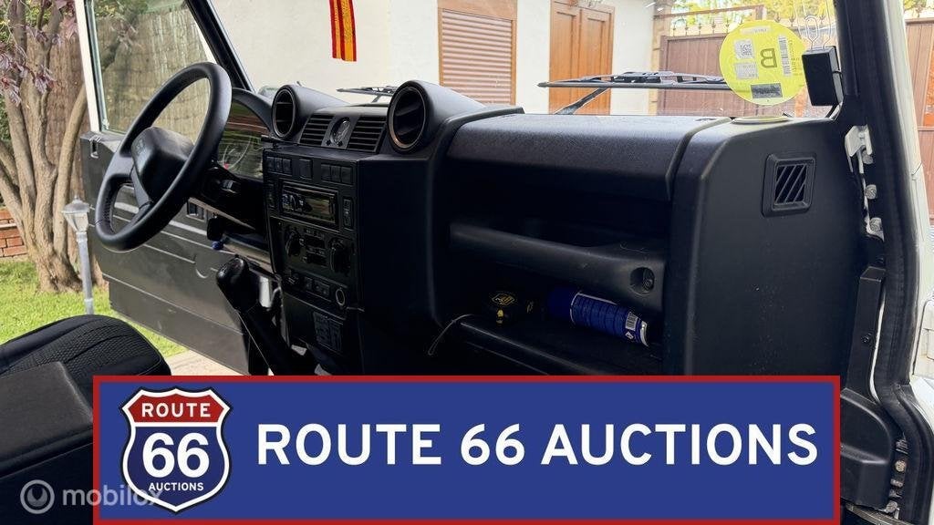 Land Rover Defender 130 pick-up | 2012 | Route 66 Auctions, Auto's, Gebruikt, Overige carrosserieën, Zwart, Handgeschakeld