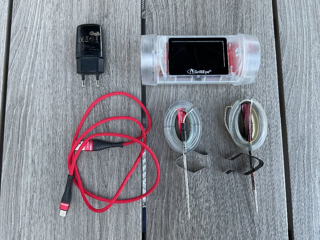 grilleye max + 2 probe vlees thermometer, Overige typen, Ophalen, Zo goed als nieuw
