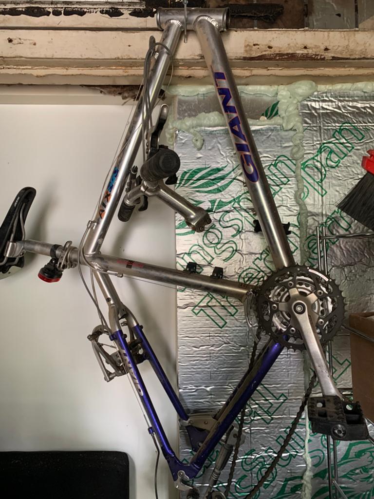 Giant ATX 1100 mountainbike frame plus wielen, Fietsen en Brommers, Fietsen | Mountainbikes en ATB, Ophalen, Gebruikt, Giant