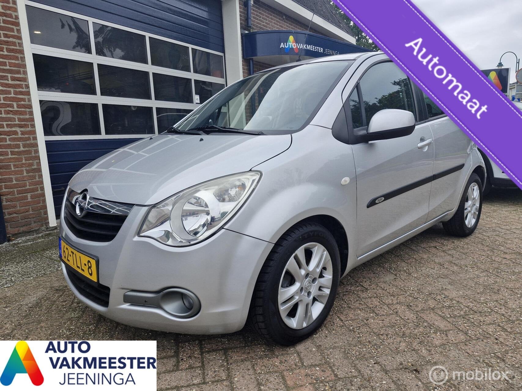 Opel Agila 1.2 Edition Automaat, Auto's, 4 cilinders, Verwarmde buitenspiegels, Origineel Nederlands, Bedrijf