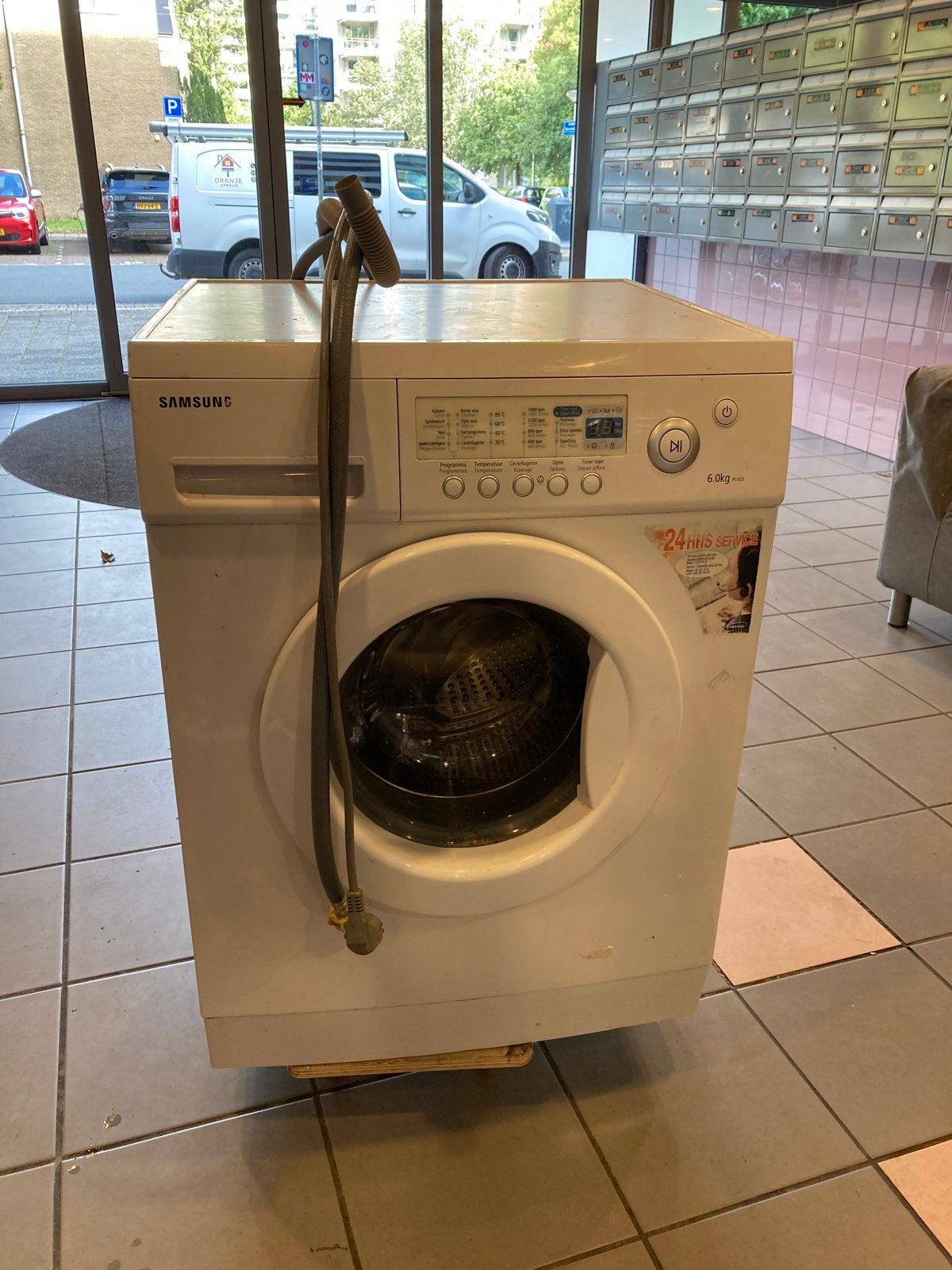 Samsung Voorlader Wasmachine 6.0kg, Witgoed en Apparatuur, Ophalen, 6 tot 8 kg, Gebruikt, 1600 toeren of meer