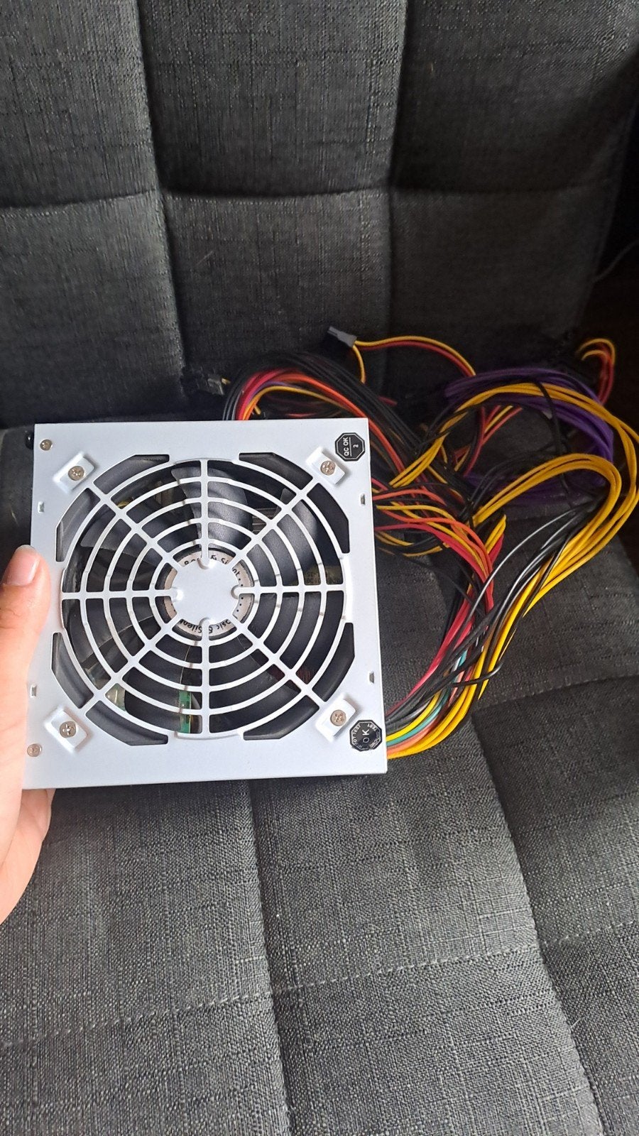 650 Watt Voeding pc grijs, Computers en Software, Interne voedingen, Gebruikt, Ophalen of Verzenden