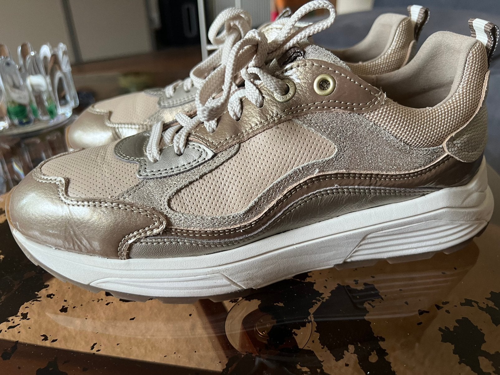 Xsensible sneakers dames 41, Ophalen of Verzenden, Zo goed als nieuw, Beige, Sneakers of Gympen