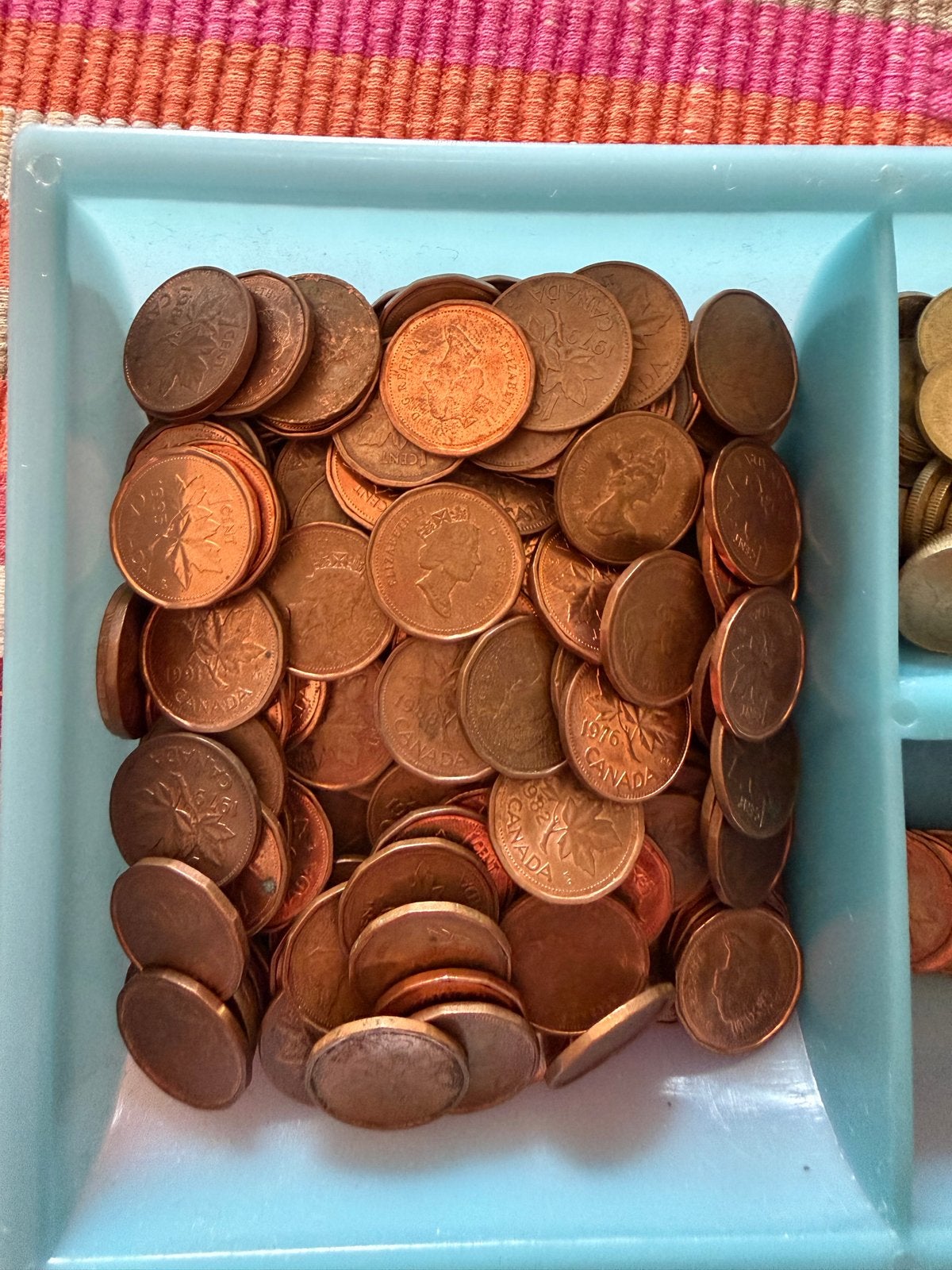 Canadese 1 Cent Munt - Elizabeth II (194 stuks), Ophalen of Verzenden, Zuidoost-Azië, Losse munt