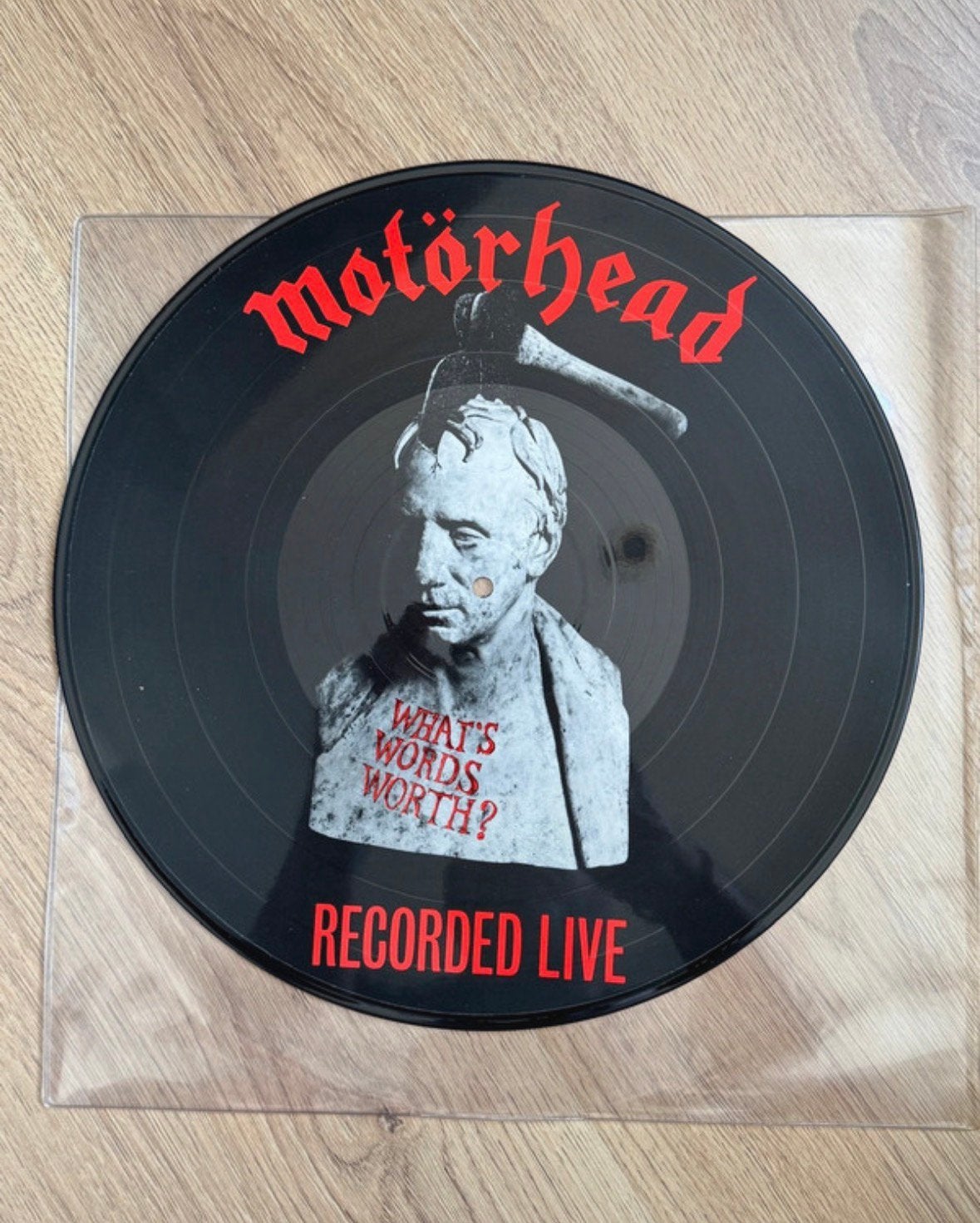 Motörhead - “Recorded Live” Picture Disc LP, 1984, Verzenden, Zo goed als nieuw