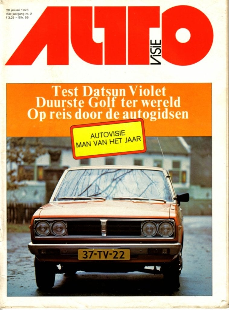 Autovisie test Datsun Violet Januari 1978, Ophalen of Verzenden, Gelezen, Overige merken