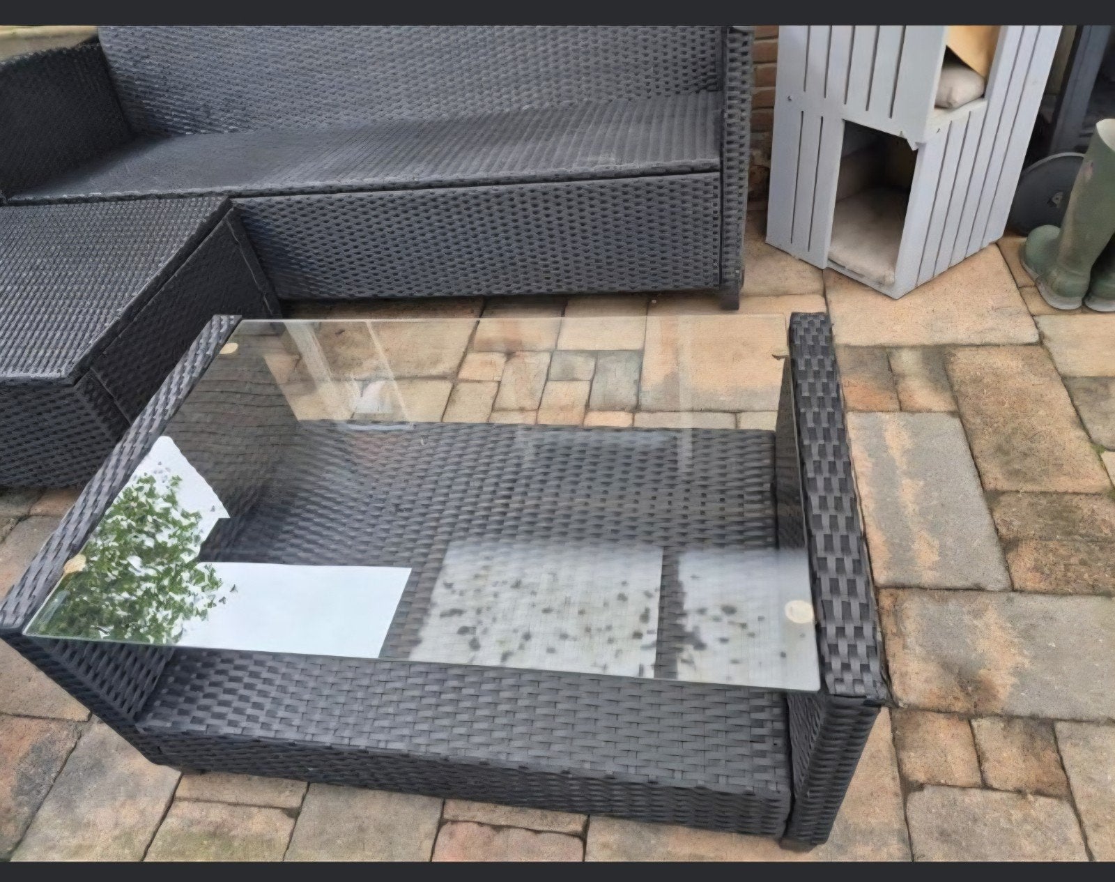 Jysk tuintafel, nieuw in doos, Ophalen, Nieuw, Rechthoekig, Wicker