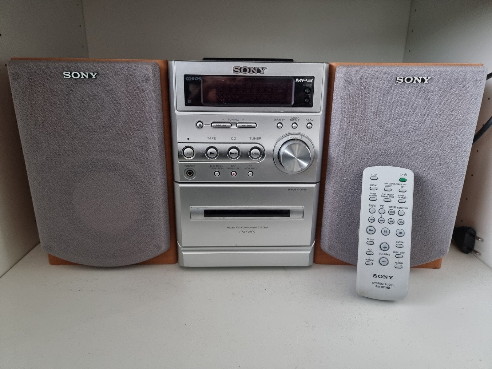Sony CMT-NE5 Microset met CD, Radio en MP3-aansluiting, Ophalen, Cd-speler, Sony, Microset