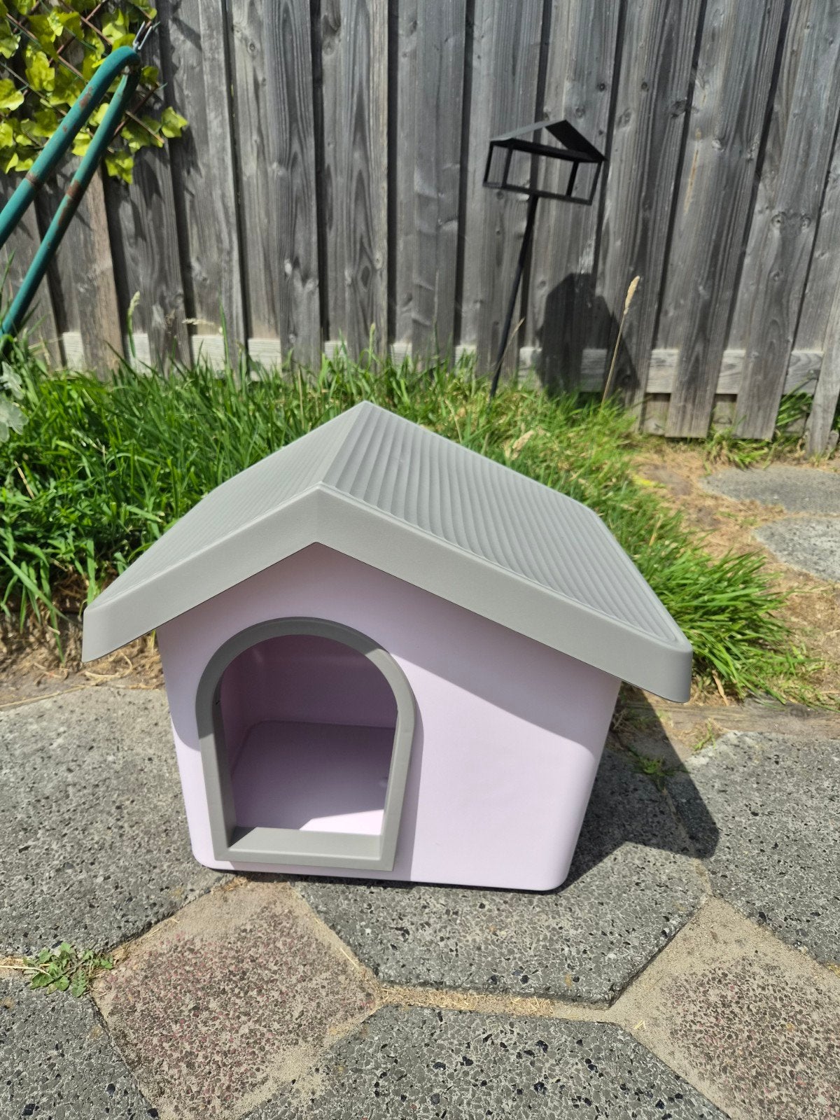 Honden hok  kunststof, Dieren en Toebehoren, Hondenhokken, Ophalen of Verzenden, Zo goed als nieuw, Minder dan 75 cm, 65 tot 100 cm