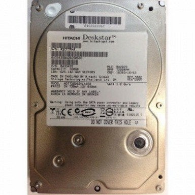 Hitachi Deskstar T7K500 HDT725032VLA360 320GB HDD 3.5" SATA, Intern, Gebruikt, 320GB, Ophalen of Verzenden