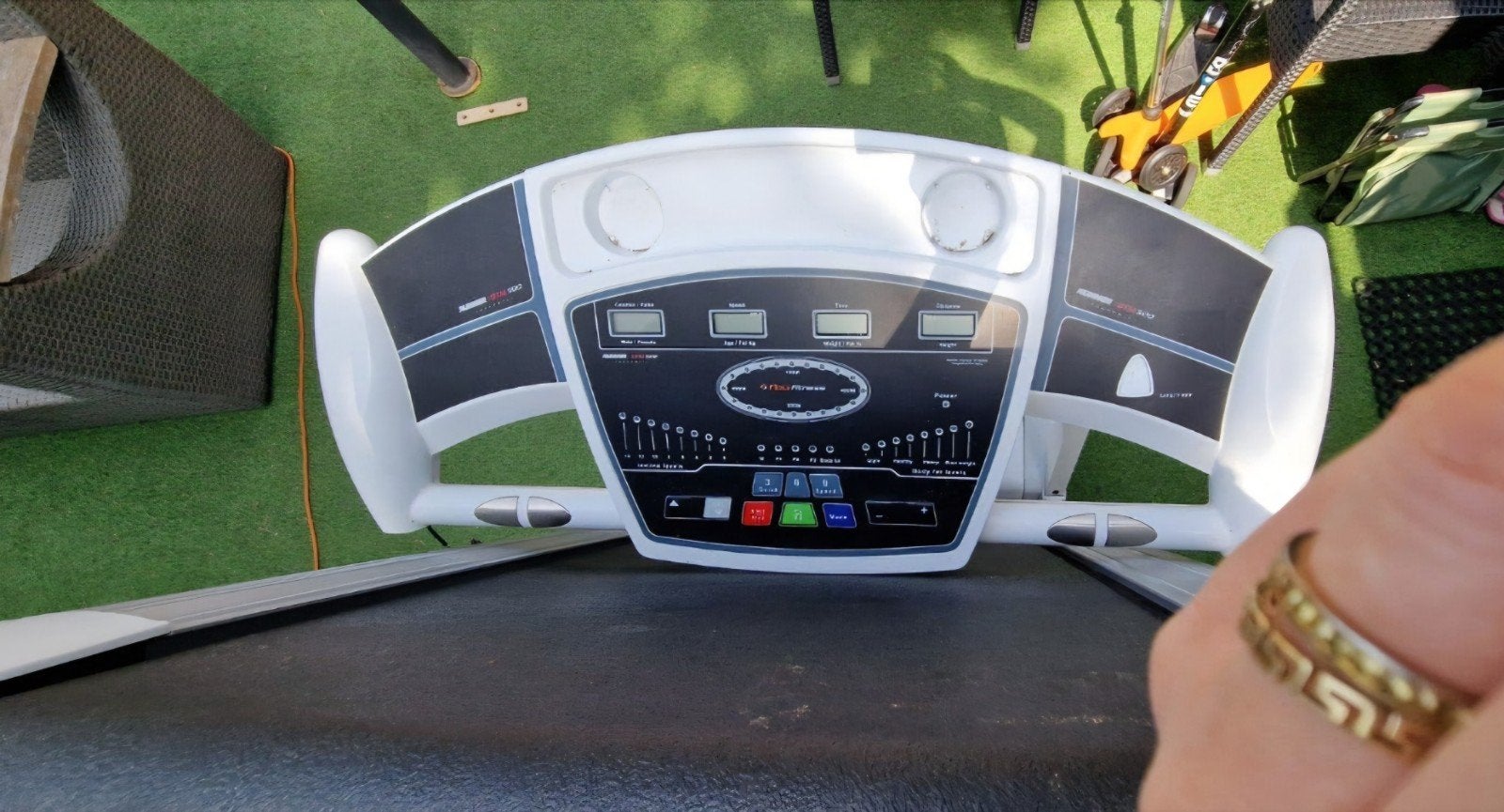 Flow Fitness Runner DTM 500 Loopband, Ophalen, Zo goed als nieuw, Metaal, Loopband