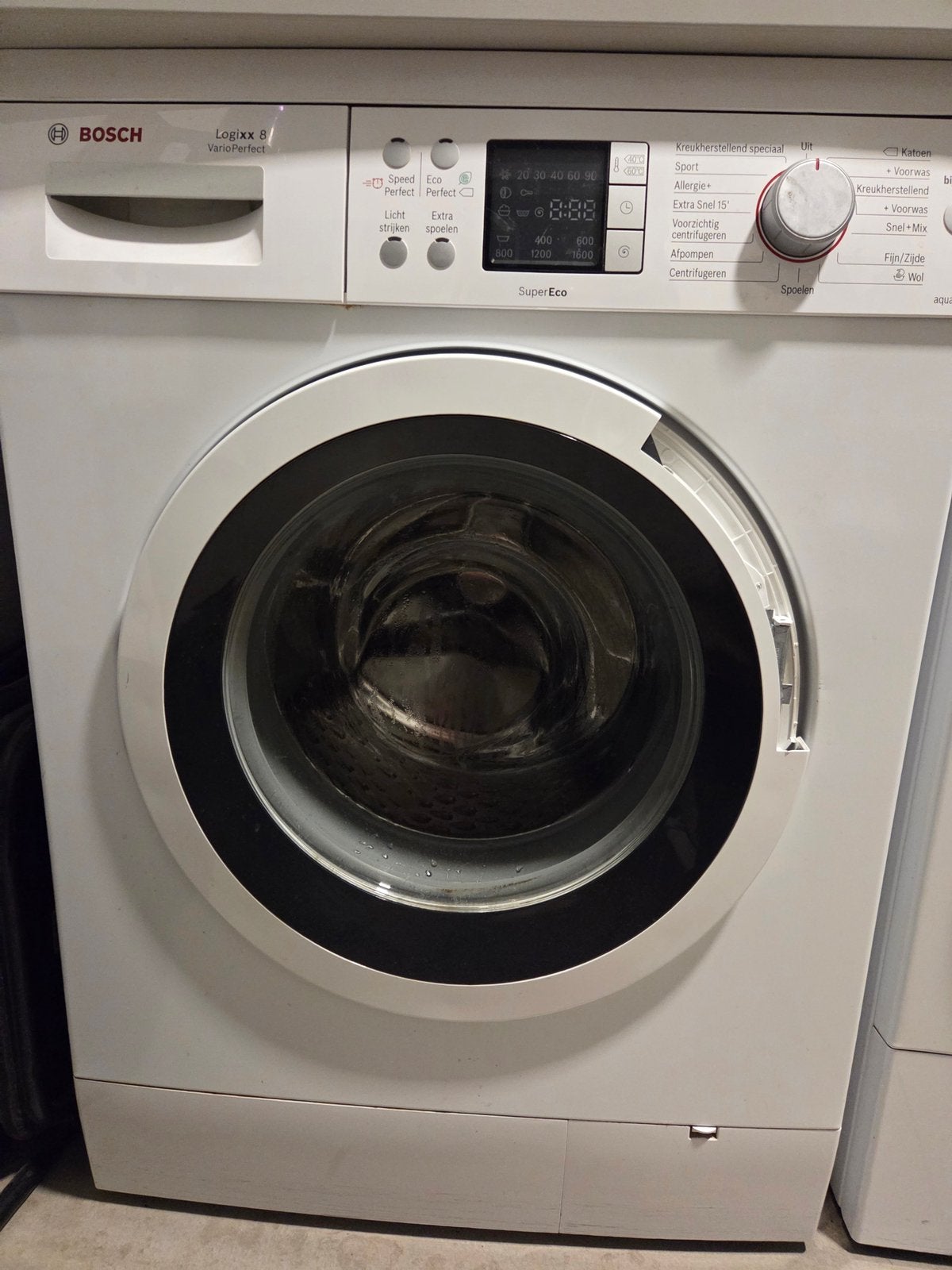 Wasmachine te koop BOSCH, Ophalen, 1200 tot 1600 toeren, Gebruikt, 8 tot 10 kg