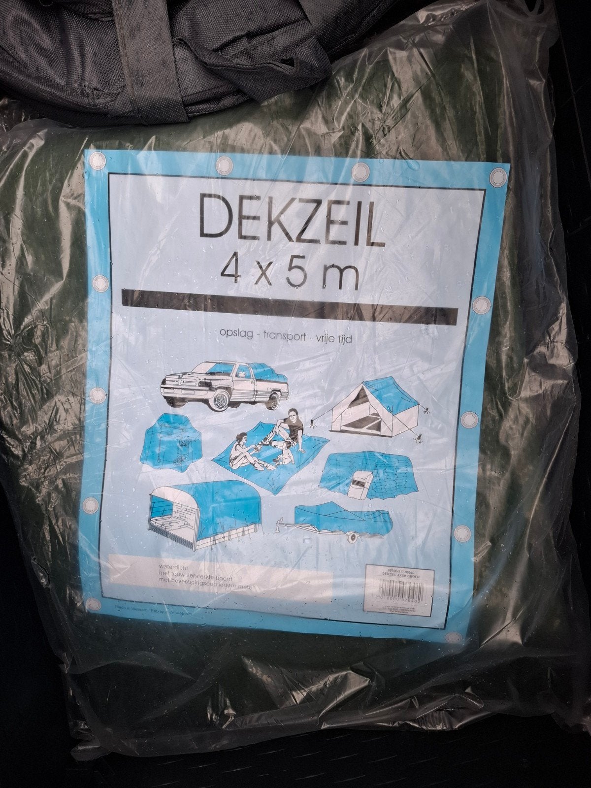 Dekzeil 4x5m - Opslag, Transport, Vrije Tijd, Ophalen of Verzenden, Nieuw