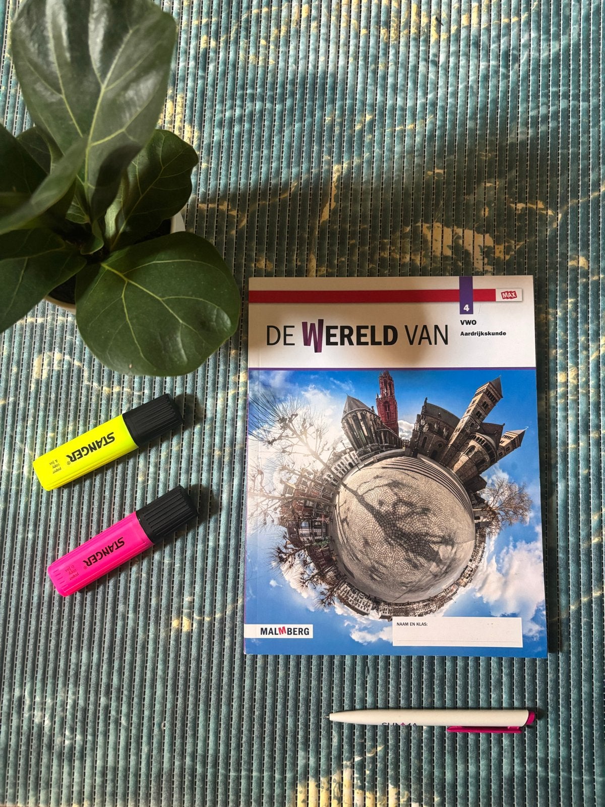 De Wereld van VWO 4 Aardrijkskunde Malmberg, Boeken, Schoolboeken, Verzenden, Zo goed als nieuw, VWO, Aardrijkskunde