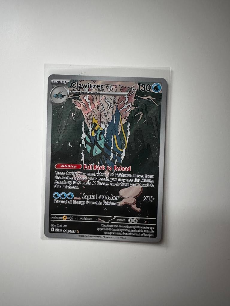 Clawitzer 141/132 - Pokémon Kaart japans, Ophalen of Verzenden, Nieuw, Losse kaart