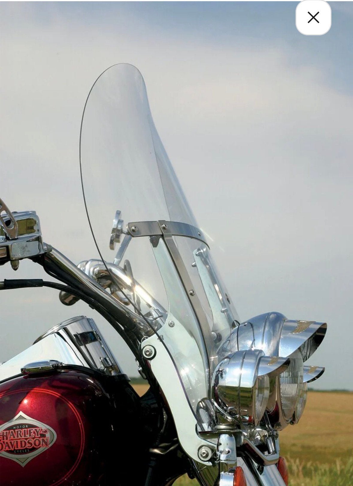 Harley Davidson Windscherm Klock Werks, Ophalen of Verzenden, Gebruikt