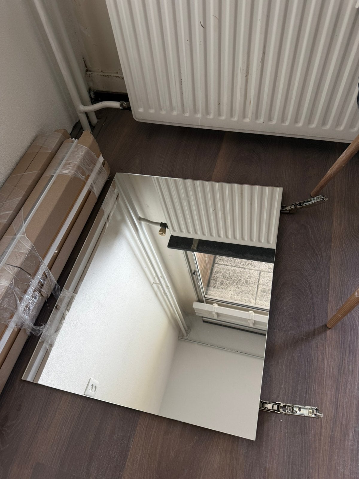 Bathroom mirror, Ophalen, Zo goed als nieuw, Minder dan 100 cm, Rechthoekig