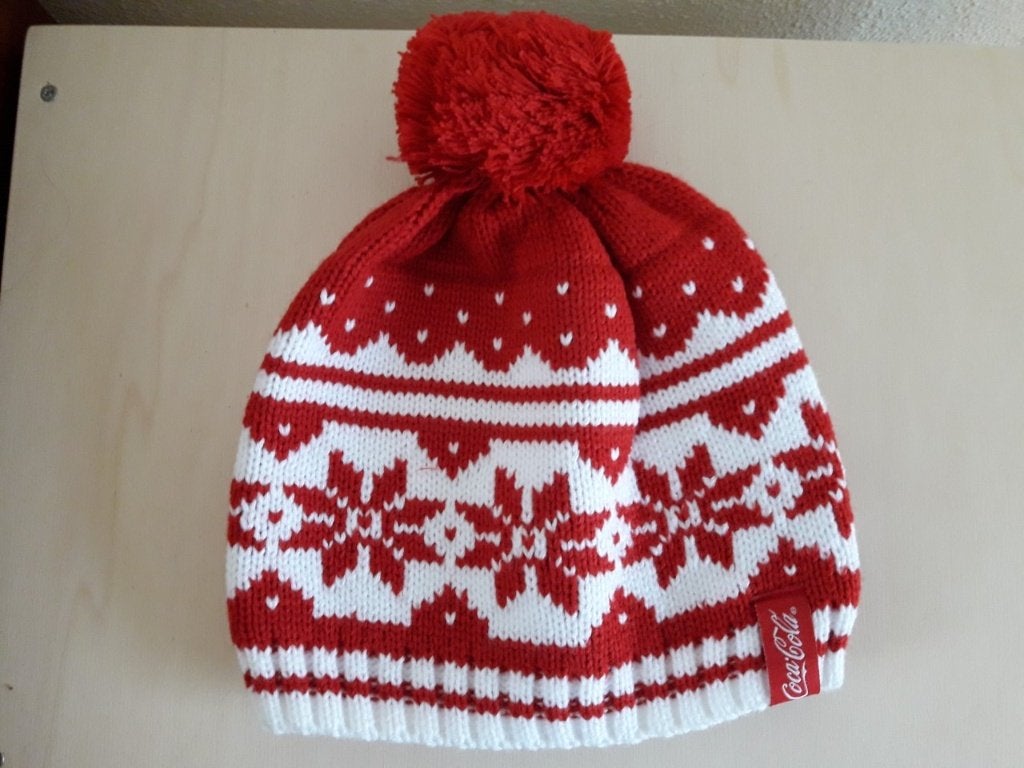 muts coca cola , kleur rood / wit , nieuw , ijsmuts, Ophalen of Verzenden, Nieuw, Maat 38/40 (M), Muts