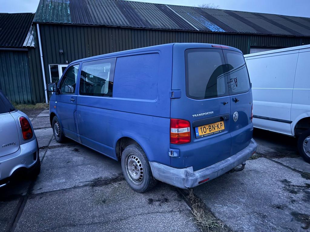 Volkswagen Transporter 2.5 TDI 300 DC MHD (bj 2004), Auto's, Voorwielaandrijving, Stof, Gebruikt, Zwart