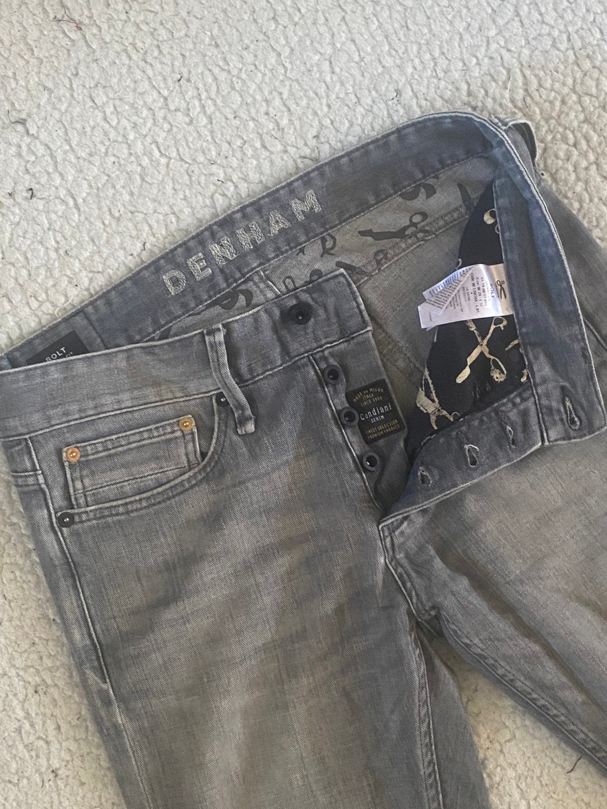 DenHam Bolt spijkerbroek broek jeans 29/32, ., W32 (confectie 46) of kleiner, Ophalen of Verzenden, Zo goed als nieuw