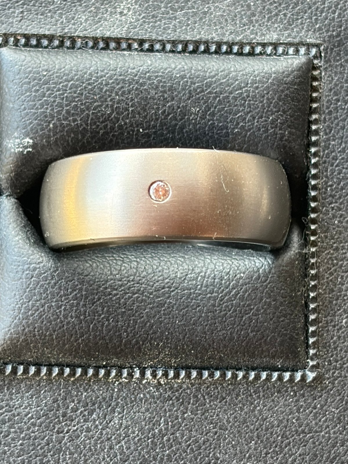 Boccia tiranium ring met diamant, 20 of groter, Ophalen of Verzenden, Zo goed als nieuw, Dame