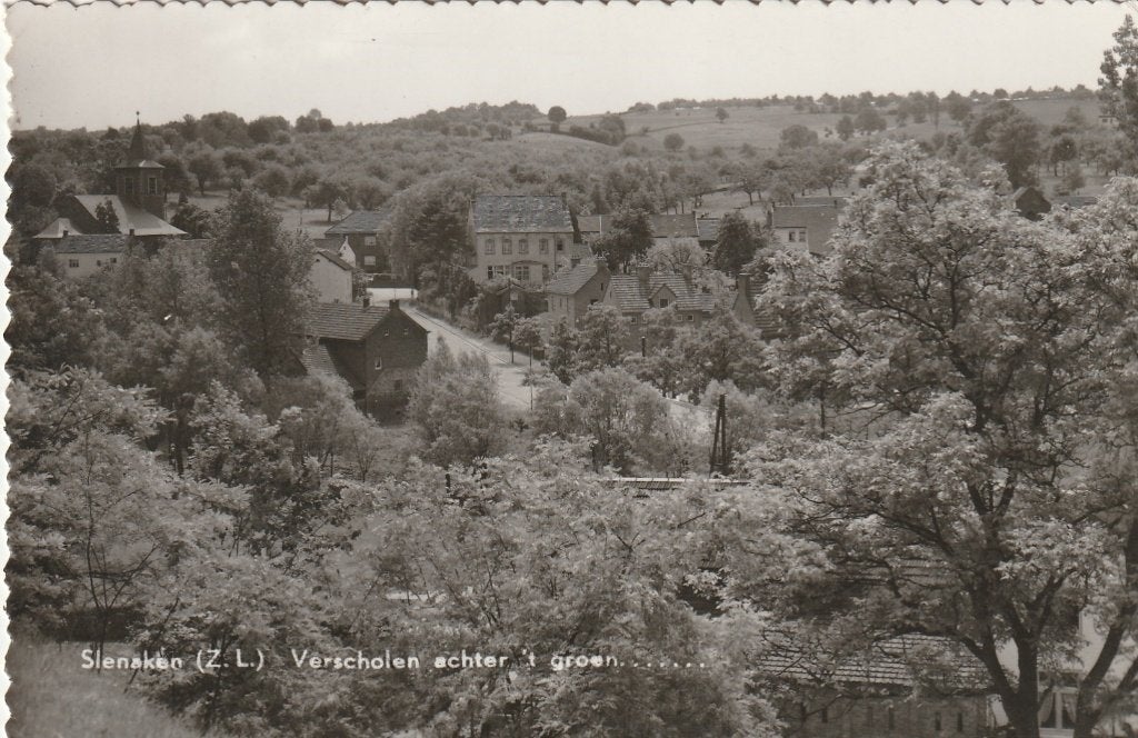 SLENAKEN Verscholen Achter 't Groen, Verzenden, 1940 tot 1960, Gelopen, Limburg