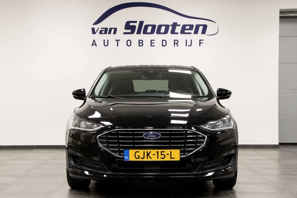 Ford FOCUS 1.0 EcoBoost Hybrid Titanium| Navi| Cruise| Leuke, Auto's, Ford, Gebruikt, Zwart, Origineel Nederlands, Bedrijf