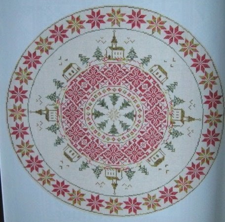 Borduurpatroon  Grote Kerst Merklap   nr 8343, Verzenden, Nieuw, Handborduren, Patroon