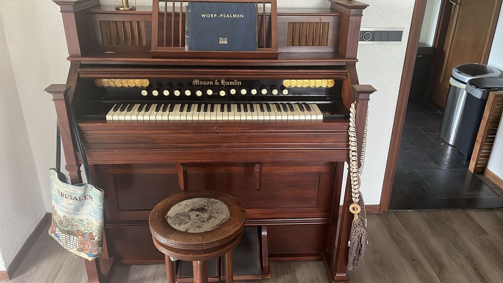 Antiek Mason & Hamlin Harmonium - Prachtig Instrument, Ophalen, Gebruikt, 1 klavier, Harmonium