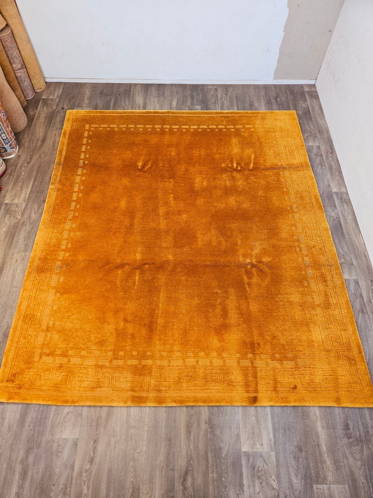 Handgeknoopt Nepal Tapijt. Prachtige kleuren en patronen!, Nepal, 200 cm of meer, Ophalen of Verzenden, Zo goed als nieuw