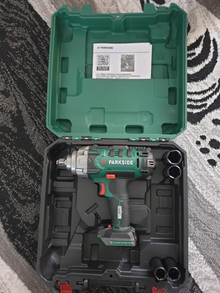 Parkside 20v accu slagmoersleutel
400NM, Auto diversen, Autogereedschap, Nieuw, Ophalen
