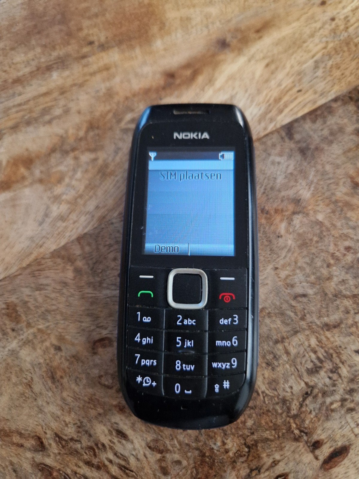 Nokia 1208, Gebruikt, Geen camera, Zwart, Fysiek toetsenbord