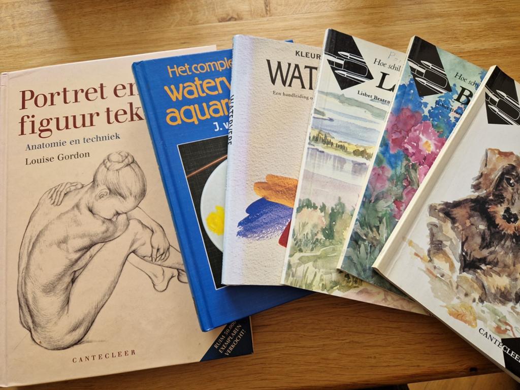 Teken, schilderen aquarel. Boeken, Ophalen, Zo goed als nieuw, Tekenen en Schilderen