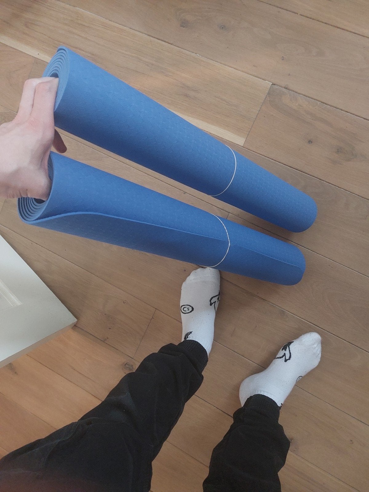 2 Sportmatten - Fitnessmatten voor training en yoga, Ophalen, Gebruikt, Benen, Fitnessmat