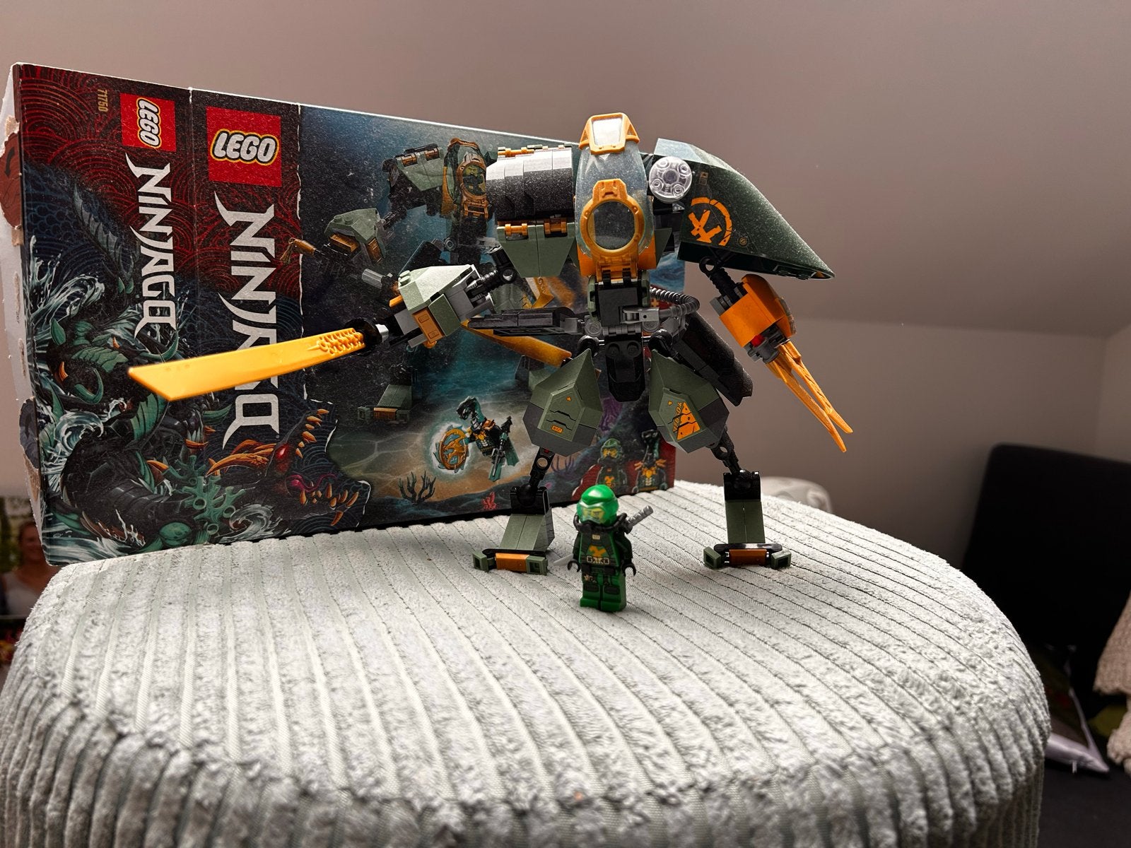 Lego Ninjago Lloyd's Hydro Mech 71750 met minifiguur, Lego, Ophalen of Verzenden, Zo goed als nieuw, Compleet