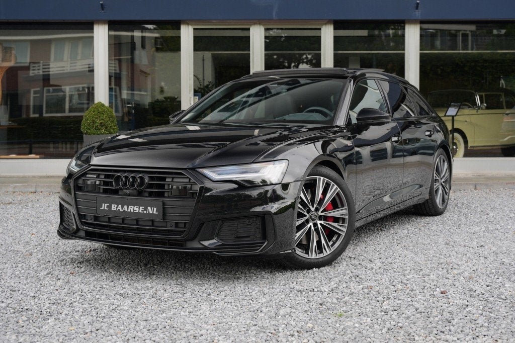 Audi A6 55 TFSI E QUATTRO S LINE/B&O/PANO/MATRIX/HUD/360/RS-, Automaat, 53 km, Gebruikt, Zwart