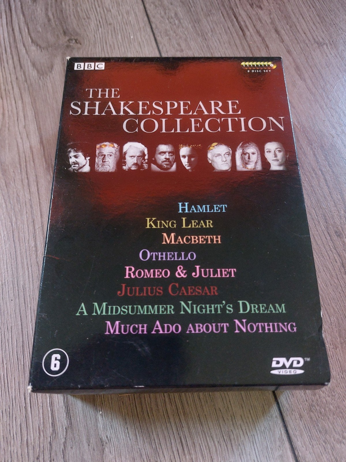The Shakespeare Collection - 8 DVD Boxset BBC, Vanaf 6 jaar, Ophalen of Verzenden, Gebruikt, Inclusief doosje