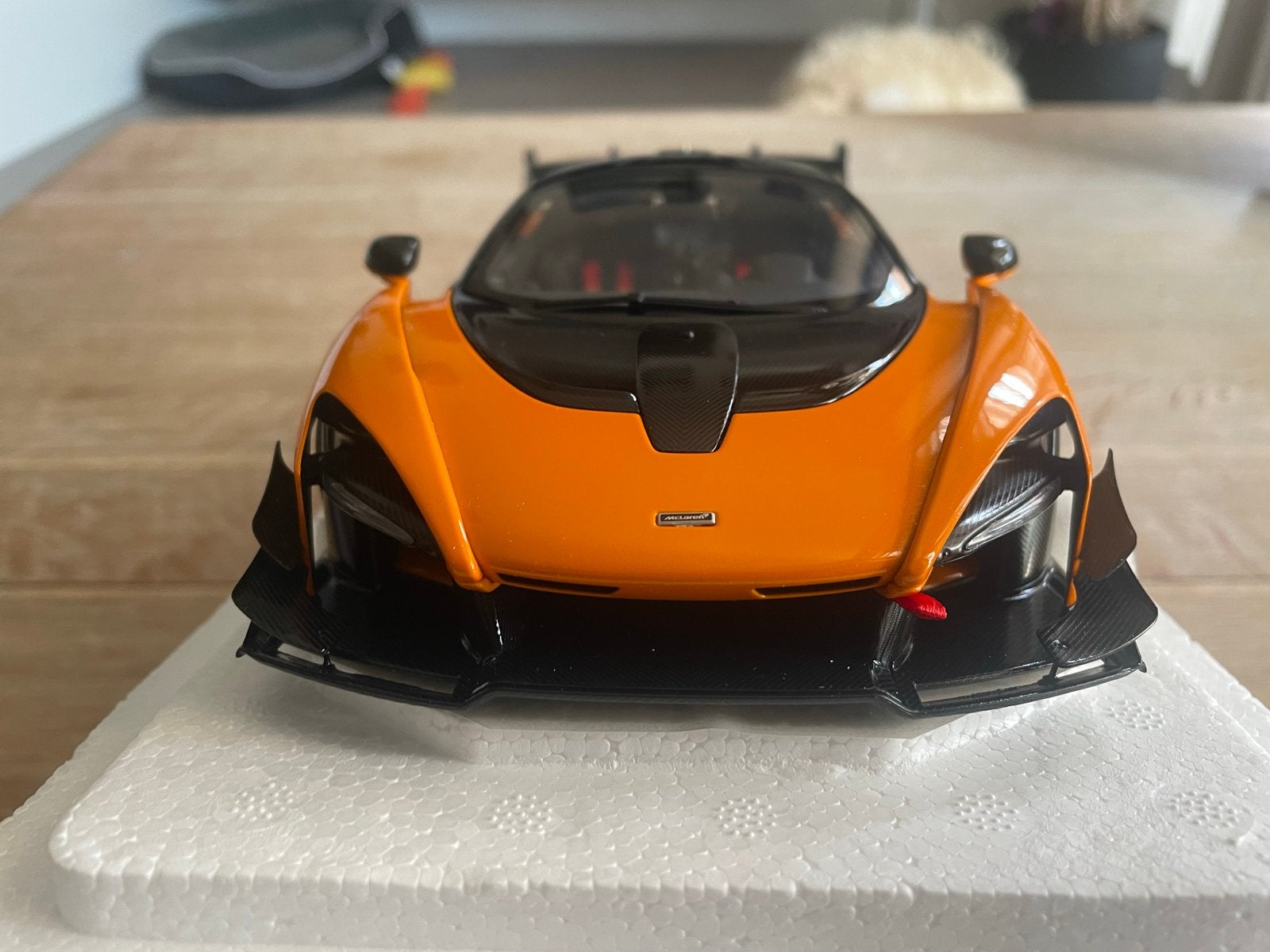 1:18 McLaren Senna GTR Autoart - Oranje Diecast Model, Hobby en Vrije tijd, Ophalen of Verzenden, Nieuw, Auto, Autoart