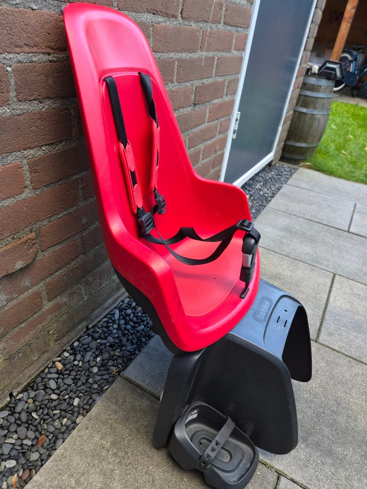 Bobike fietsstoeltje achter, Ophalen of Verzenden, Gebruikt, Bobike, fietszitje voor achterop.