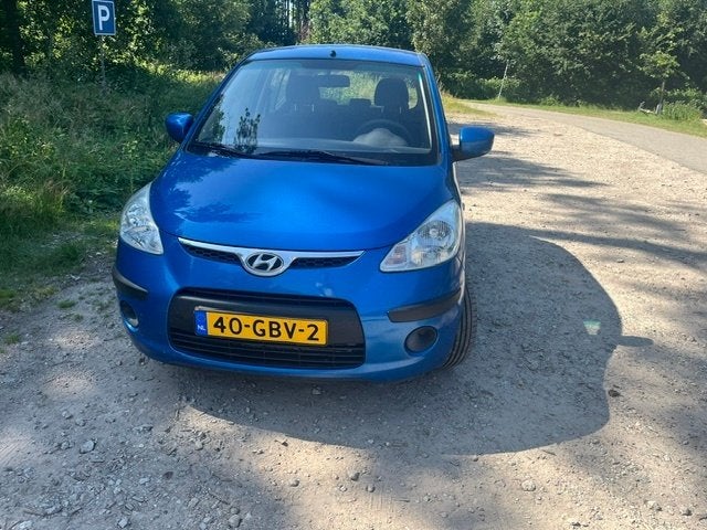 Hyundai i10 1.1 I 5DR 2008 Blauw, Auto's, Voorwielaandrijving, 31 €/maand, 4 cilinders, Origineel Nederlands