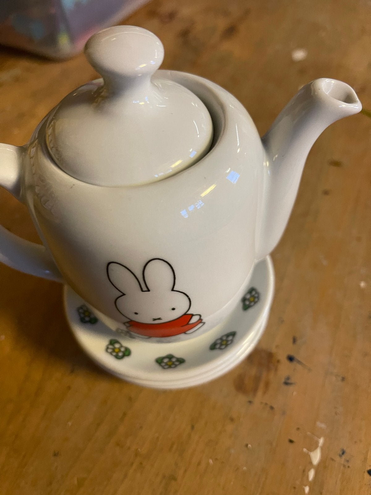 Nijntje Poppenservies - Theeserviesje met Miffy, Ophalen of Verzenden, Gebruikt, Meisje