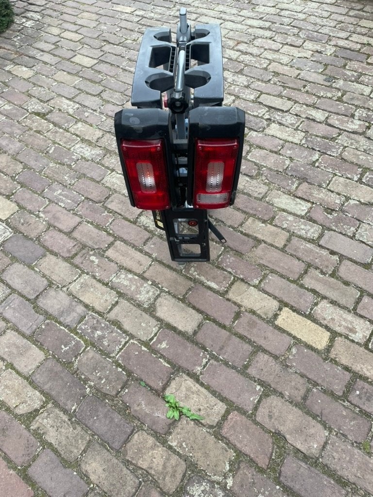 Fietsendrager, Ophalen, 2 fietsen, Gebruikt, Trekhaakdrager
