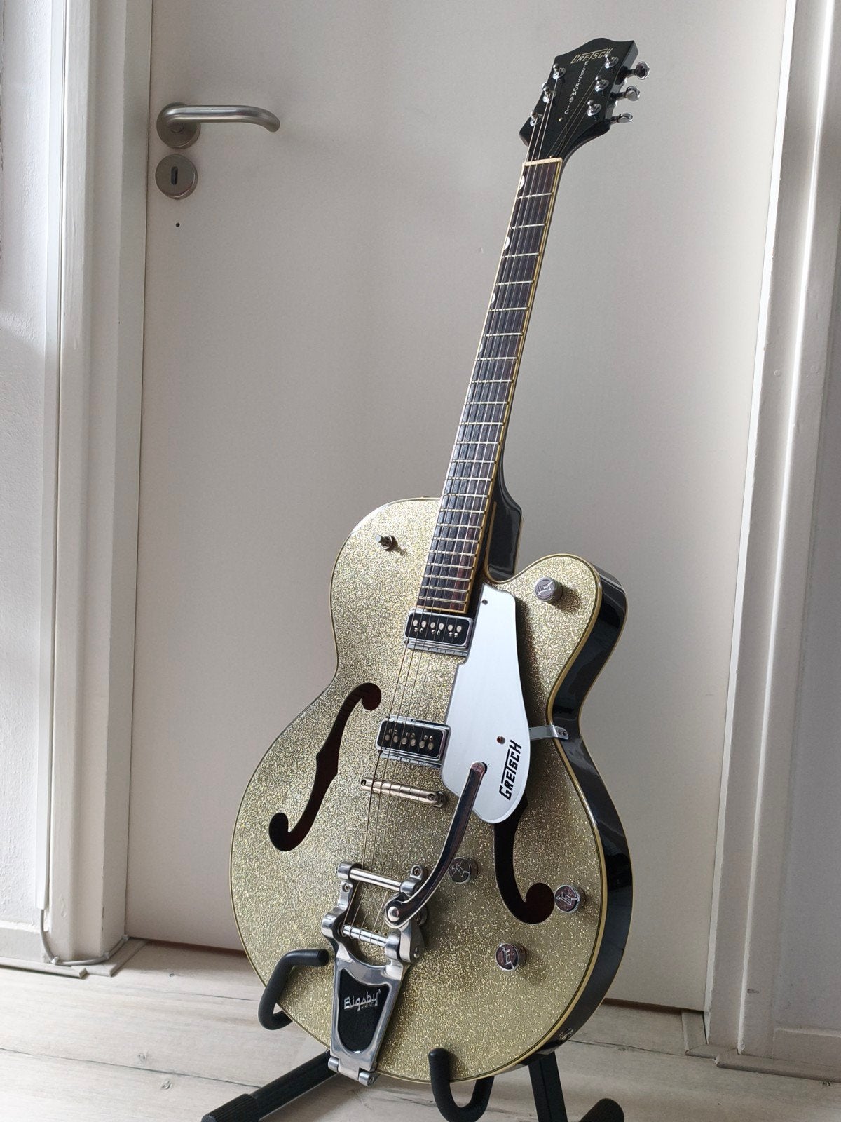Gretsch G5126 Silver Sparkle, Ophalen, Gebruikt, Hollow body, Overige merken